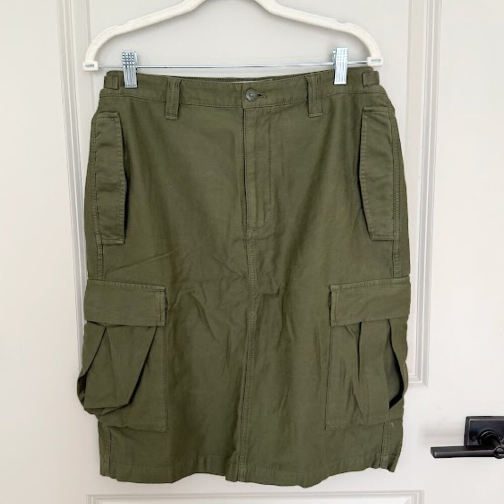 Aritzia TNA Supply Cargo Midi Skirt